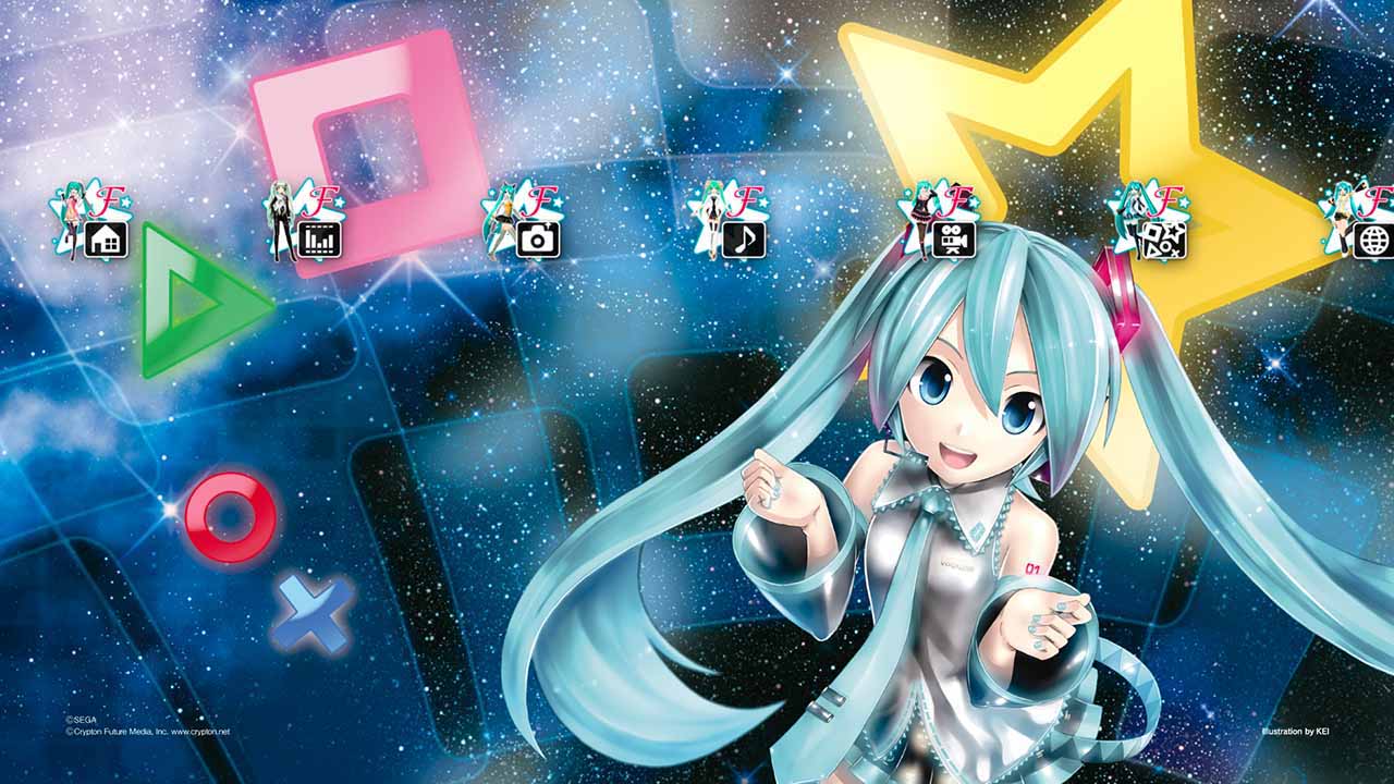 初音ミク -Project DIVA- F』カスタムテーマの壁紙作っちゃいました 