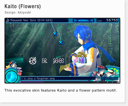 Kaito (Flowers)  Design: Akiyoshi
