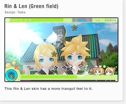 Rin & Len (Green field) Design: Tama