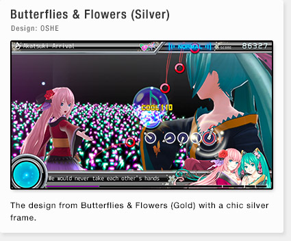 Butterflies & Flowers (Silver) Design: OSHE