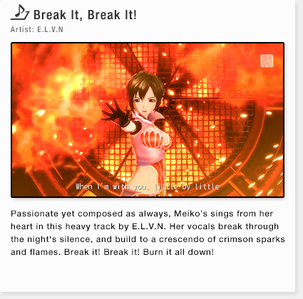 Break It, Break It! Artist: E.L.V.N