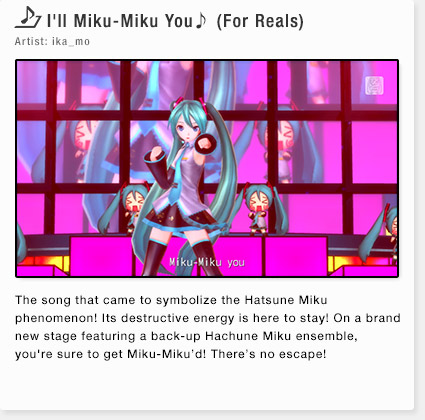 I'll Miku-Miku You (For Reals) Artist: ika_mo