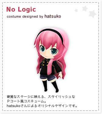 『No Logic』costume designed by hatsuko
